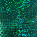 Green Kaleidoscope Spandex Fabric - Coquetry Clothing