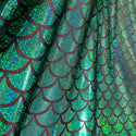 Green Dragon Scale Fabric - 2