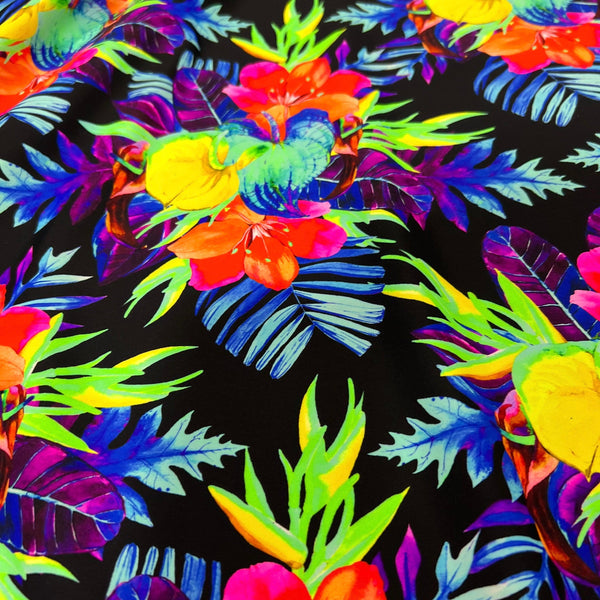 UV Glow Sonic Bloom Fabric - 3