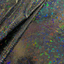 Silver Kaleidoscope Holographic Stretch Fabric - Coquetry Clothing
