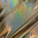 Gold Sparkly Jewel Holographic Fabric - 7