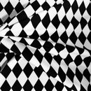 UV Black & White Diamond Fabric - Coquetry Clothing