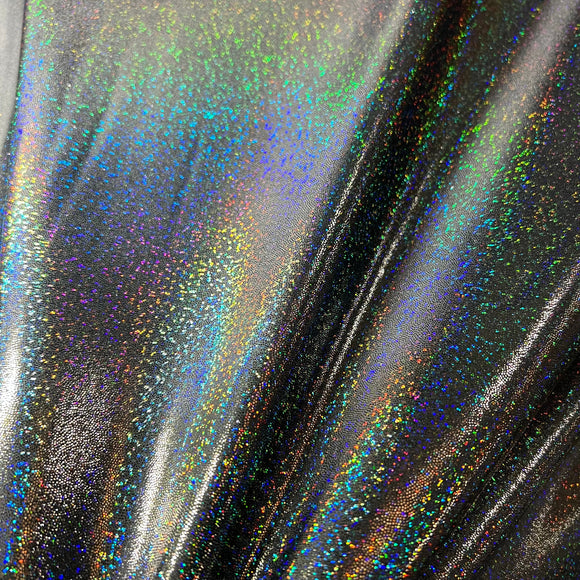 Black Holographic Fabric - Coquetry Clothing