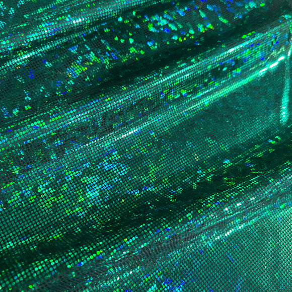 Green Kaleidoscope Spandex Fabric - Coquetry Clothing