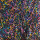 CyberSpace Metallic Spandex Fabric - Coquetry Clothing