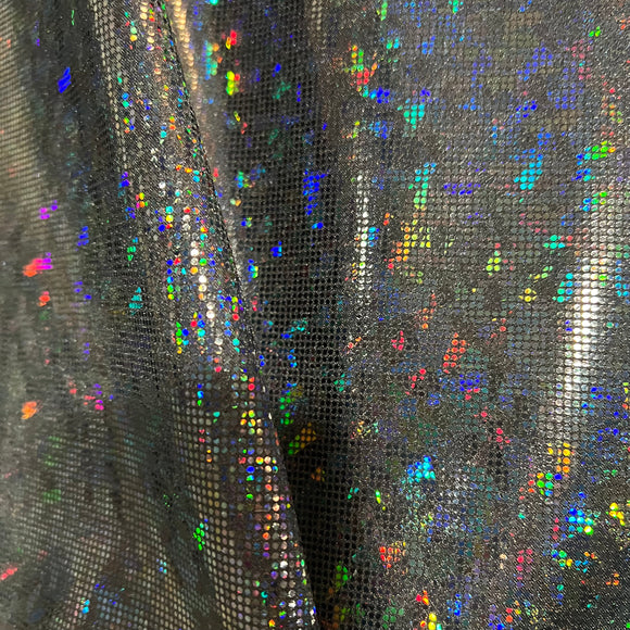 Black Kaleidoscope Fabric - Coquetry Clothing
