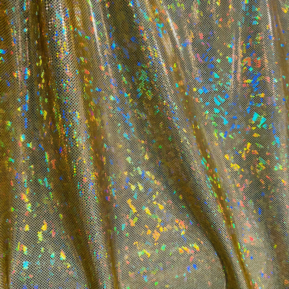 Gold Kaleidoscope Fabric - Coquetry Clothing