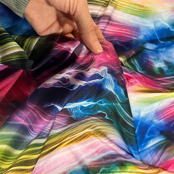 Electric Slide Print Spandex Fabric -  LIMITED! - 3