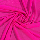 UV Glow Neon Pink Mesh Fabric - Coquetry Clothing