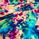 UV Glow Acid Splash Spandex Fabric - Coquetry Clothing