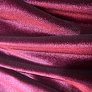 Burgundy Stretch Velvet Fabric - Coquetry Clothing