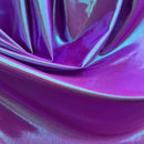 Plumeria Metallic Spandex Fabric - Coquetry Clothing