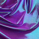 Plumeria Metallic Spandex Fabric - Coquetry Clothing