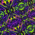 UV Glow Neon Melt Fabric - 2