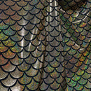 Gold Dragon Scale Fabric - Coquetry Clothing