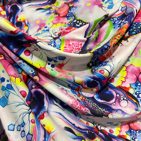 Dreamscape Print Spandex Fabric - Coquetry Clothing