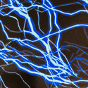 UV Blue Lightning Fabric - 2