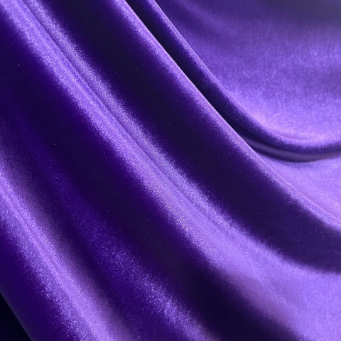 Purple Stretch Velvet Fabric - Coquetry Clothing