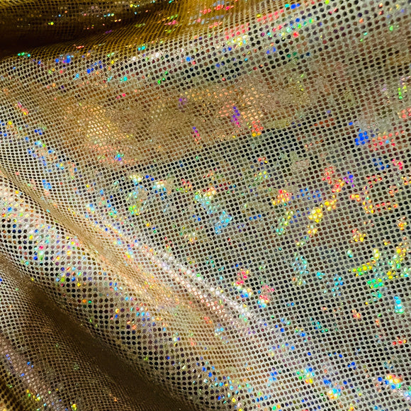 Gold Kaleidoscope Fabric - Coquetry Clothing