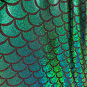 Green Dragon Scale Fabric - 3