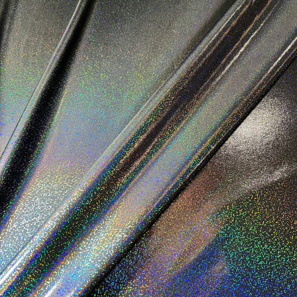 Black Holographic Fabric - Coquetry Clothing