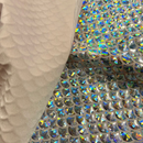 Silver & Pink Scale Fabric - Coquetry Clothing