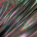 Oil Slick Metallic Spandex Fabric - Coquetry Clothing