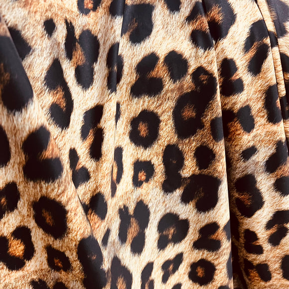 Leopard Print Spandex Fabric - Coquetry Clothing