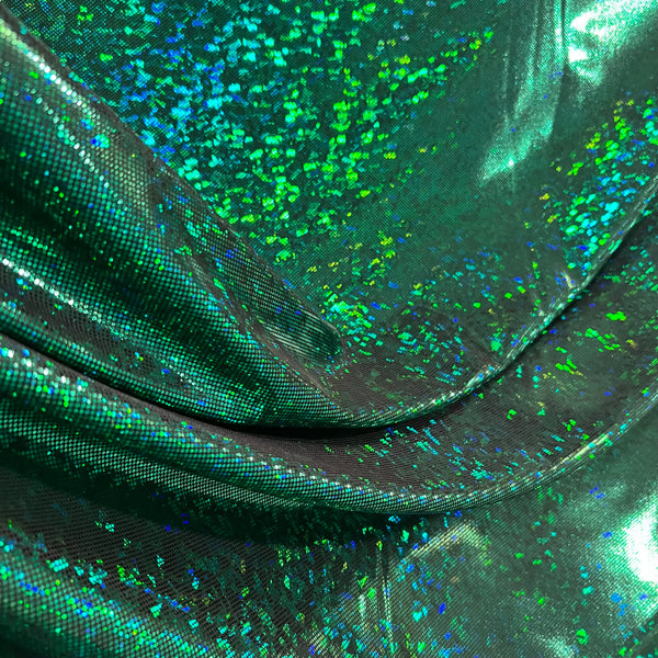 Green Kaleidoscope Spandex Fabric - 1