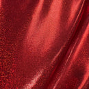 Red Sparkly Jewel Fabric - Coquetry Clothing