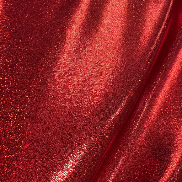 Red Sparkly Jewel Fabric - Coquetry Clothing