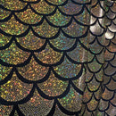 Gold Dragon Scale Fabric - Coquetry Clothing