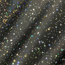 Star Noir Holographic Spandex Fabric - Coquetry Clothing