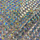 Silver & Pink Scale Fabric - Coquetry Clothing