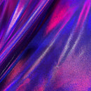 Grape Purple Holographic Spandex Fabric - Coquetry Clothing