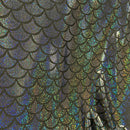 Black Dragon Scale Fabric - Coquetry Clothing