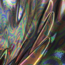Oil Slick Metallic Spandex Fabric - Coquetry Clothing