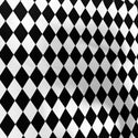 UV Black & White Diamond Fabric - 5