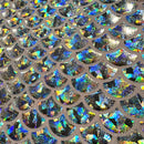 Silver & Pink Scale Fabric - Coquetry Clothing