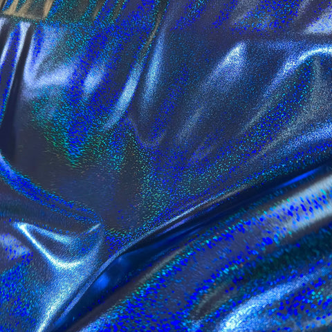 Blue Sparkly Jewel Fabric Fabric Coquetry Clothing 