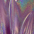 Lilac Holographic Sparkly Jewel Fabric - Coquetry Clothing