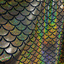 Gold Dragon Scale Fabric - Coquetry Clothing