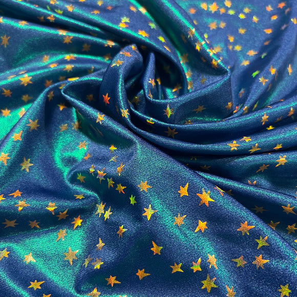 Stardust Holographic Spandex Fabric - Coquetry Clothing