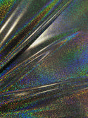 Silver Holographic Spandex Fabric - 1