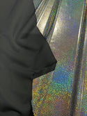 Silver Holographic Spandex Fabric - 4