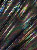 Oil Slick Metallic Spandex Fabric - 1