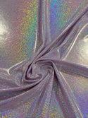 Lilac Holographic Sparkly Jewel Fabric - 4