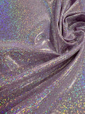 Lilac Holographic Sparkly Jewel Fabric - 5