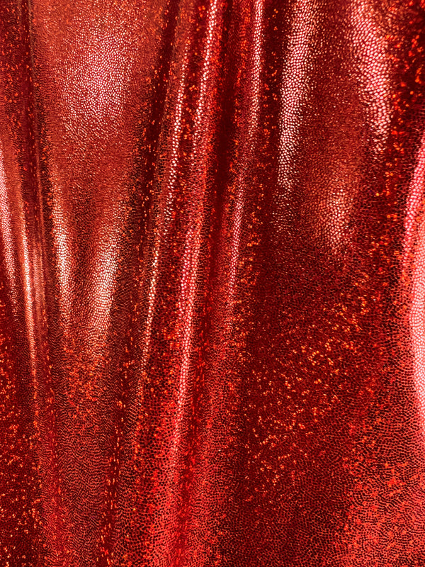 Red Sparkly Jewel Fabric - 2