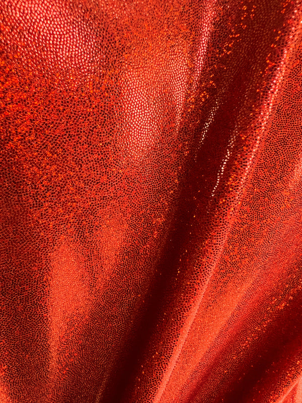 Red Sparkly Jewel Fabric - 3
